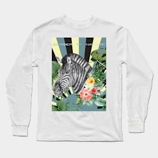 Zebra retro Long Sleeve T-Shirt